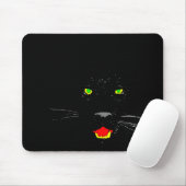 Tapis De Souris Panthère noire Mousepad (Avec souris)