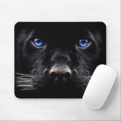 Tapis De Souris Panthère noire Mousepad (Avec souris)