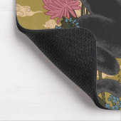 Tapis De Souris Panthère parmi les fleurs (Coin)