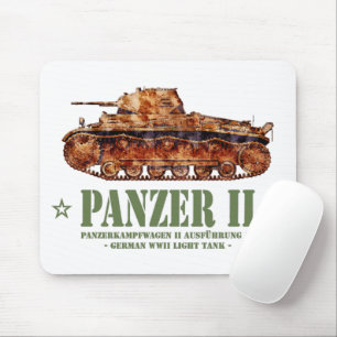 Tapis De Souris Panzer II A2 2ÈME GUERRE MONDIALE allemands de cha