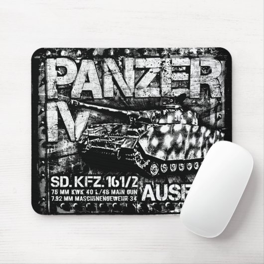 Tapis De Souris Panzer IV (Avec souris)