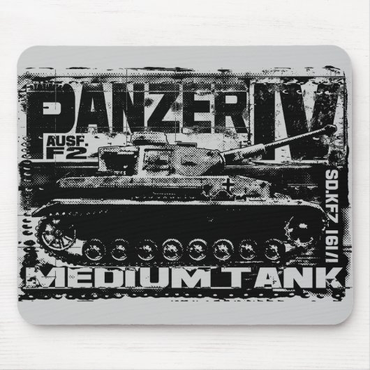 Tapis De Souris Panzer IV Mousepad (Devant)