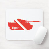 Tapis De Souris Panzerkampfwagen VI minimal, rouge (Avec souris)