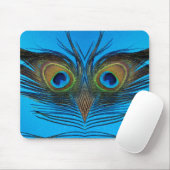 Tapis De Souris Paon (Avec souris)