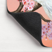 Tapis De Souris Paon de fleurs de cerisier (Coin)