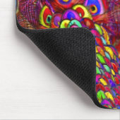 Tapis De Souris Paon de million de couleurs (Coin)