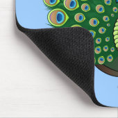 Tapis De Souris Paon indien (Coin)