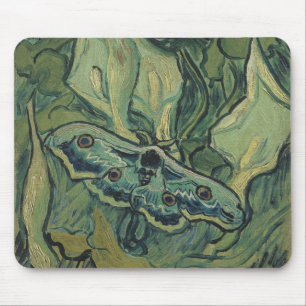 Tapis De Souris Paon vert (Empereur) papillon de nuit par Vincent 