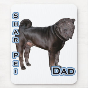 Tapis De Souris Papa 4 de Shar-Pei de Chinois