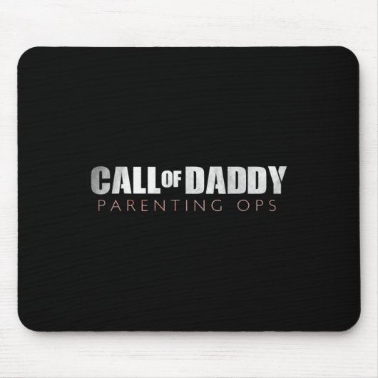 Tapis De Souris Papa Appel De Papa Parenting Ops Cadeau (Devant)