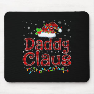 Tapis De Souris Papa Claus Pajama de Noël Correspondance famille N