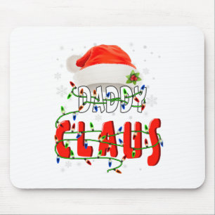 Tapis De Souris Papa Claus Pajama de Noël Famille Correspondant No