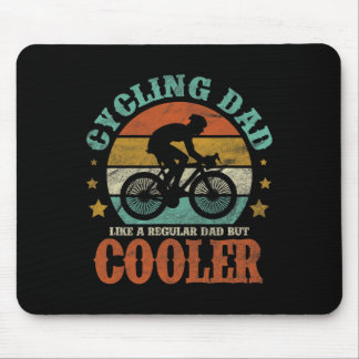 Tapis De Souris Papa cycliste comme un papa normal mais plus cool 