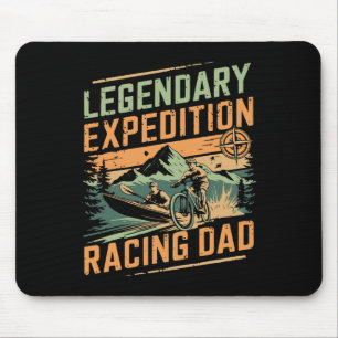 Tapis De Souris Papa de course d'expédition légendaire en VTT Pa