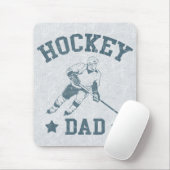Tapis de souris papa de hockey (Avec souris)