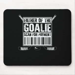 Tapis De Souris Papa De Hockey Père Du gardien de but Analyser Pou