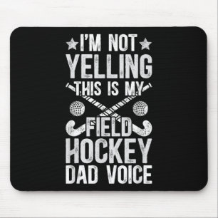 Tapis De Souris Papa de hockey sur gazon Papa de joueur de hockey