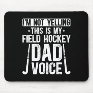 Tapis De Souris Papa de hockey sur gazon Voix Papa d'un joueur de