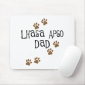 Tapis De Souris Papa de Lhasa Apso (Avec souris)