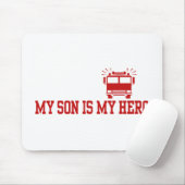 Tapis De Souris Papa de maman du pompier (Avec souris)