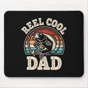 Tapis De Souris Papa de pêche super cool Papa vintage Papa de la f