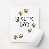 Tapis De Souris Papa de Sheltie (Avec souris)