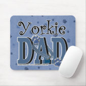 Tapis De Souris PAPA de Yorkie (Avec souris)