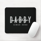 Tapis De Souris Papa Depuis 20XX Moderne Élégant Simple (Avec souris)