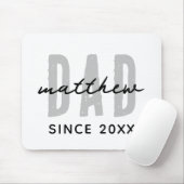 Tapis De Souris Papa Depuis 20XX Moderne Simple Preppy (Avec souris)