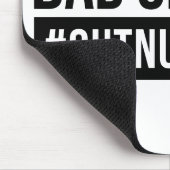 Tapis De Souris Papa des filles #Surnuméroté (Coin)