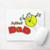 Tapis De Souris Papa du base-ball (Avec souris)