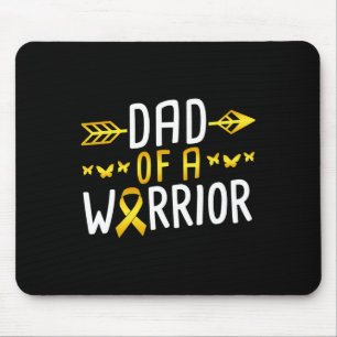 Tapis De Souris Papa D'Un Guerrier Survivant Du Cancer De L'Enfanc
