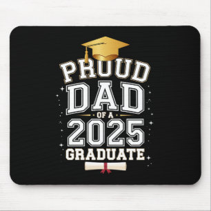 Tapis De Souris Papa fier d'un diplômé de 2025 Remise des diplômes