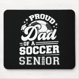 Tapis De Souris Papa fière d'un élève de terminale de soccer de la