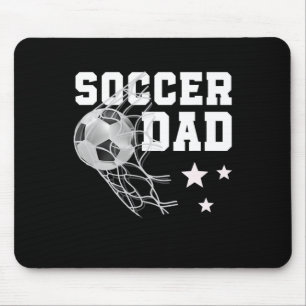 Tapis De Souris Papa Footballeur Drôle Papa Football Sport Fan Ama