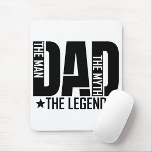Tapis De Souris Papa Homme de légende