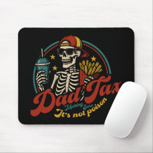 Tapis De Souris Papa Impôt S'assurer que ce n'est pas du poison Sq