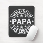 Tapis De Souris Papa L'Homme Le Mythe La Légende Fête des Pères (Avec souris)