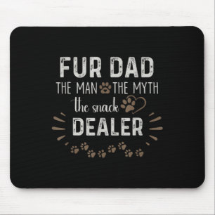 Tapis De Souris Papa L'Homme Le Mythe Le Vendeur De Snack Chien Pè