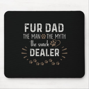 Tapis De Souris Papa L'Homme Le Mythe Le Vendeur De Snack Chien Pè