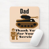 Tapis De Souris Papa Mousepad (Avec souris)