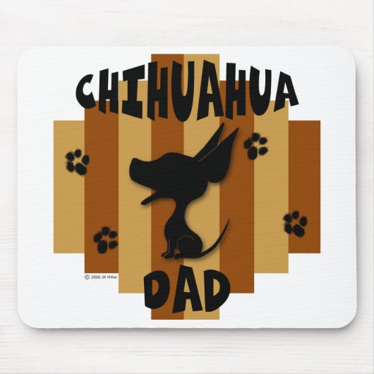 Tapis De Souris Papa Mousepad de chiwawa (Devant)