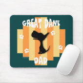 Tapis De Souris Papa Mousepad de great dane (Avec souris)