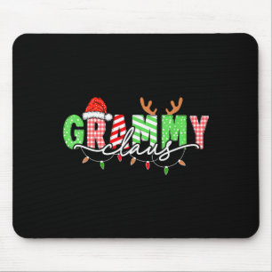 Tapis De Souris Papa Noël Xmas Lumières de Noël Pyjama Famille M