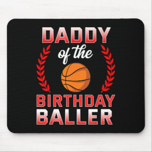 Tapis De Souris Papa Of The Birthday Boy Basketball Anniversaire C