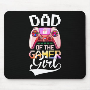 Tapis De Souris Papa Of The Gamer Girl