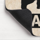 Tapis De Souris Papa Ours pour Papa 2014, Grunge Black (Coin)