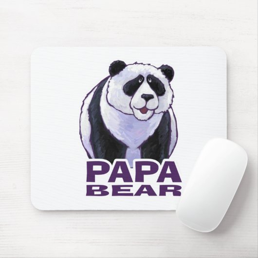 Tapis De Souris Papa Panda Bear (Avec souris)