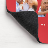 Tapis De Souris Papa photo typographie moderne cadeau enfant (Coin)