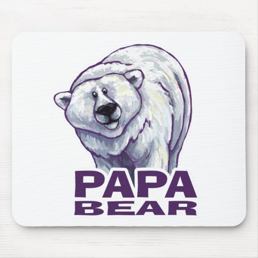 Tapis De Souris Papa Polar Bear (Devant)